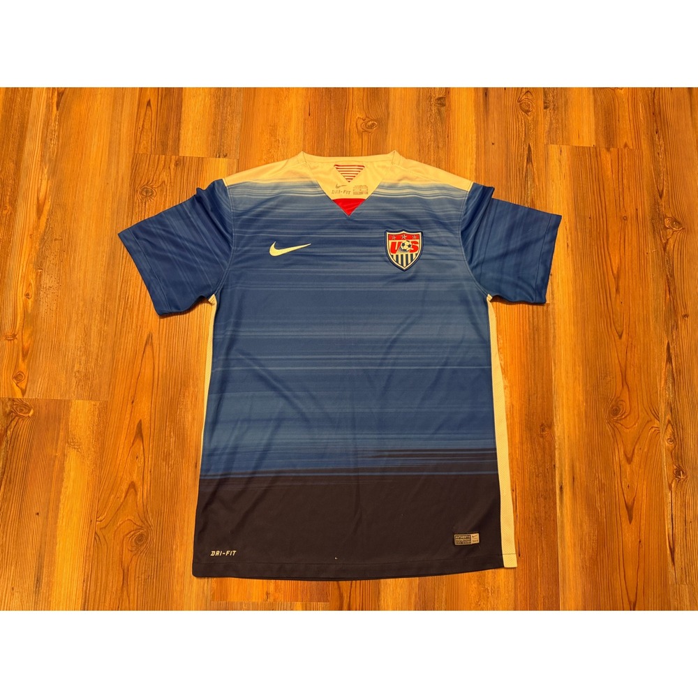 Nike US Soccer 2015 Away Jersey Blue Gradient Dri-FIT  Medium